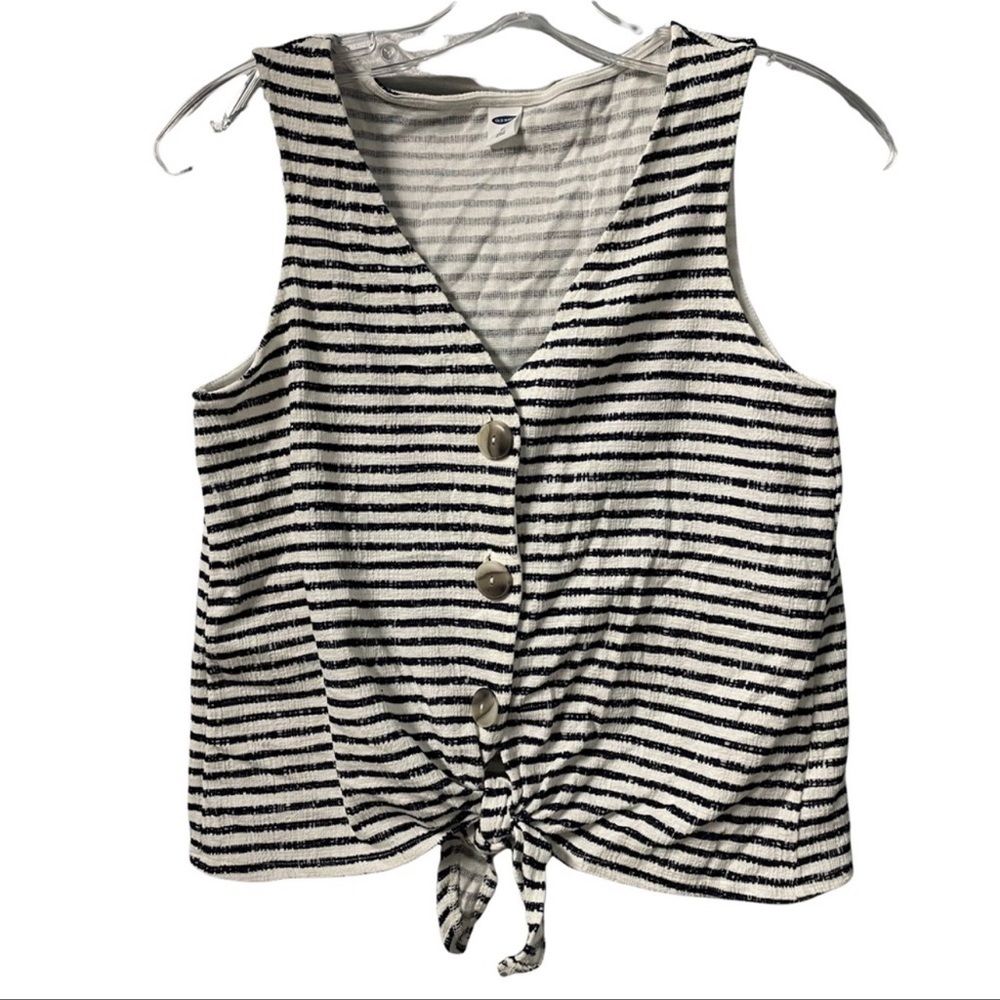Old Navy Tie-front Sleeveless Top Size Small